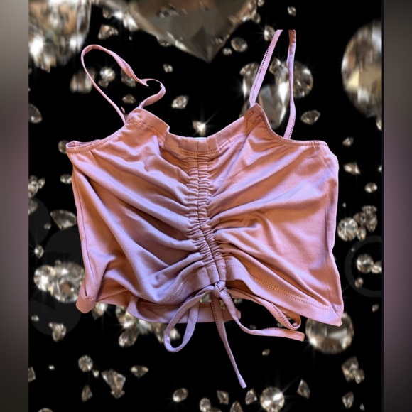 Capella EUC Scrunch Front Crop Top - Picture 1 of 4